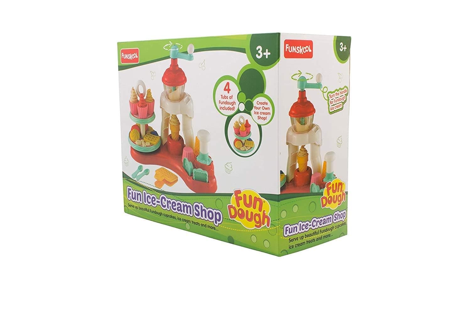 Funskool Fun Dough Ice Cream Shop - Multi Colour Carton view 3