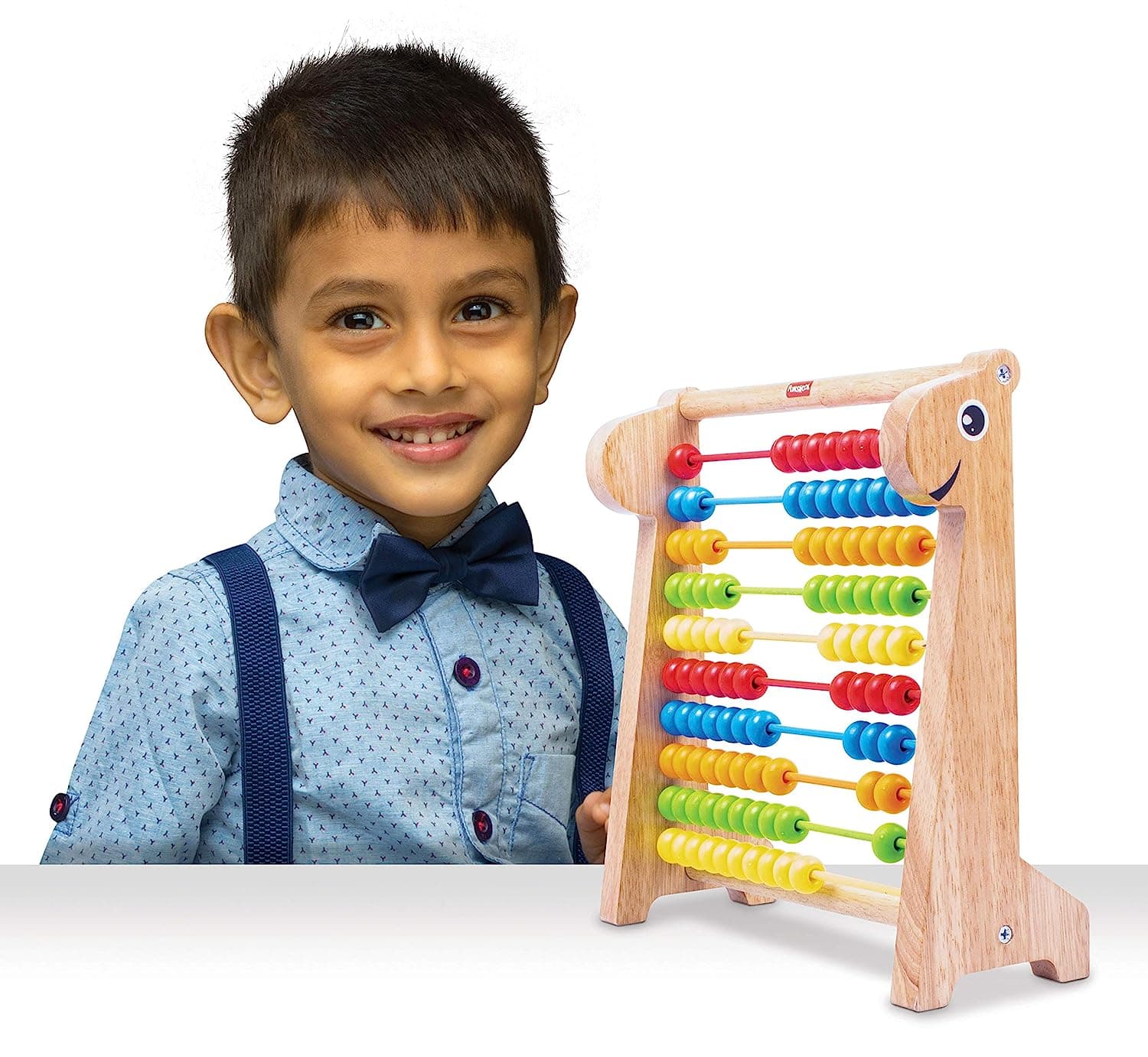 Giggles Funskool  Abacus Abacus for kids 3 years olds, Wooden Educational Toy,Toys for kids, Early Math Skills, 3 Years & Above, Preschool Toys view 2