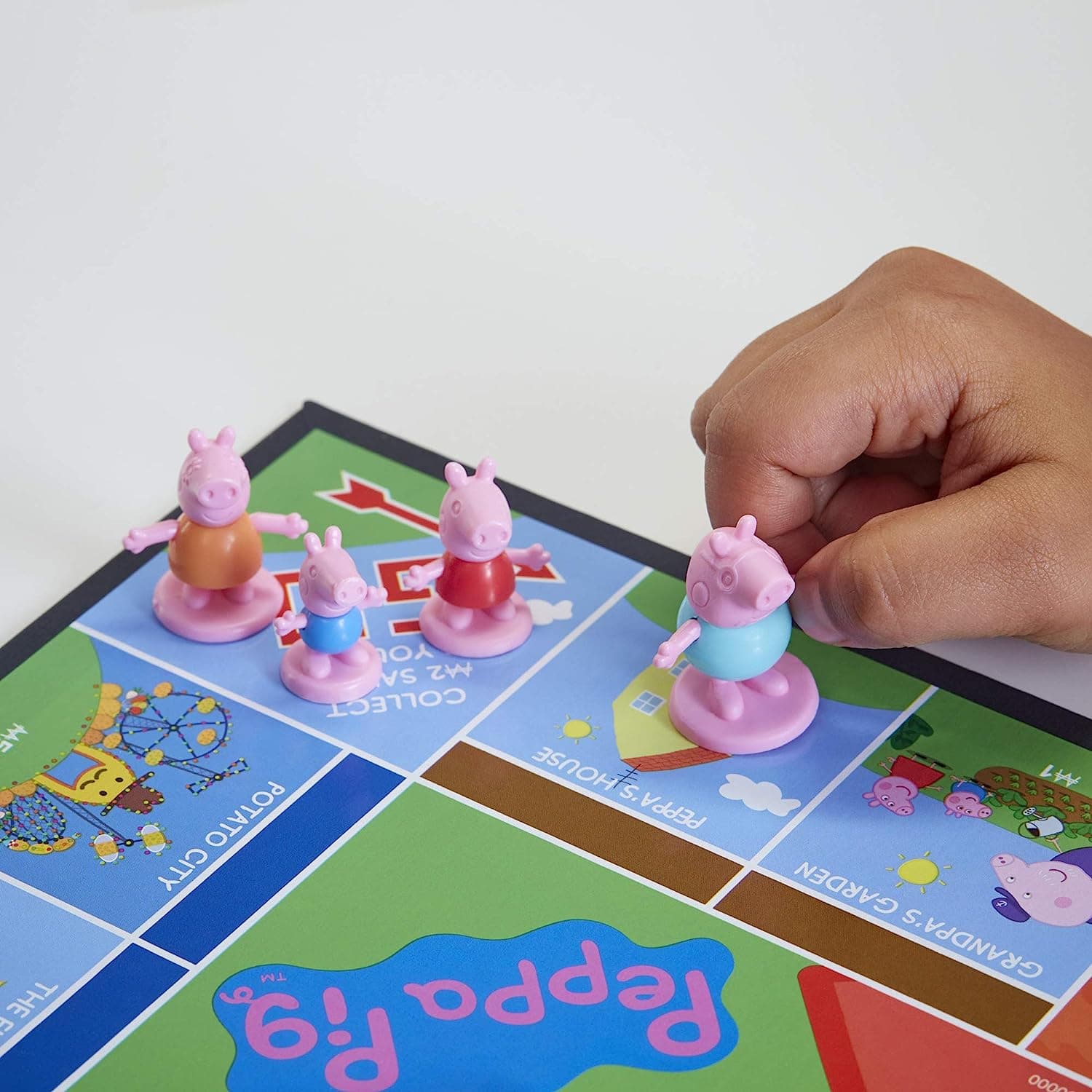 Monopoly Junior: Peppa Pig Edition Board Game, Best Strategy Board Game for Kids Ages 5 and up, 2-4 Players view 4