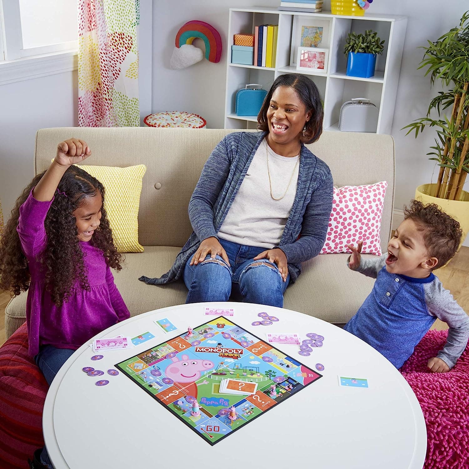 Monopoly Junior: Peppa Pig Edition Board Game, Best Strategy Board Game for Kids Ages 5 and up, 2-4 Players view 5
