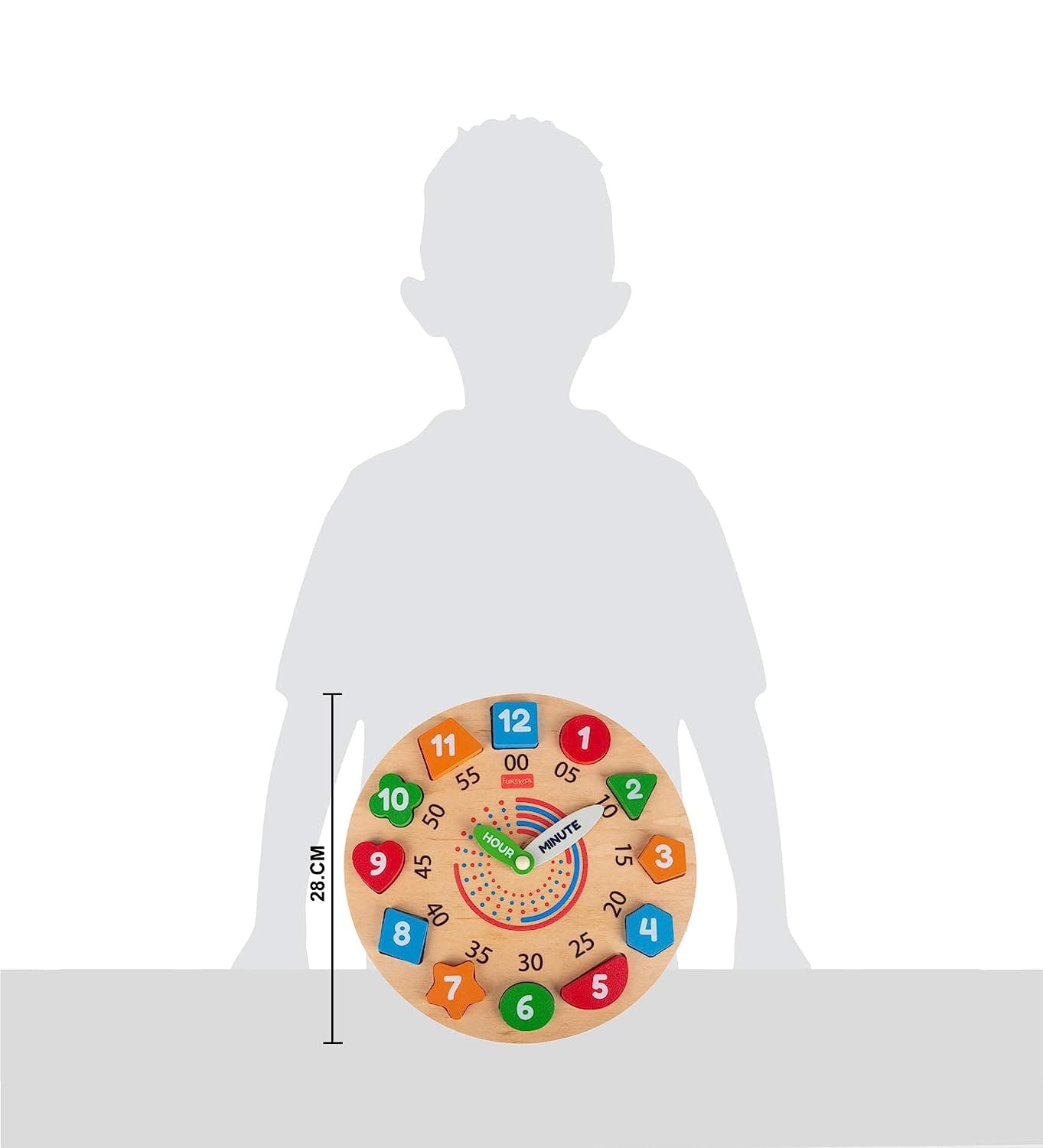 Giggles - My Clock, Shape sorting clock puzzle view 4
