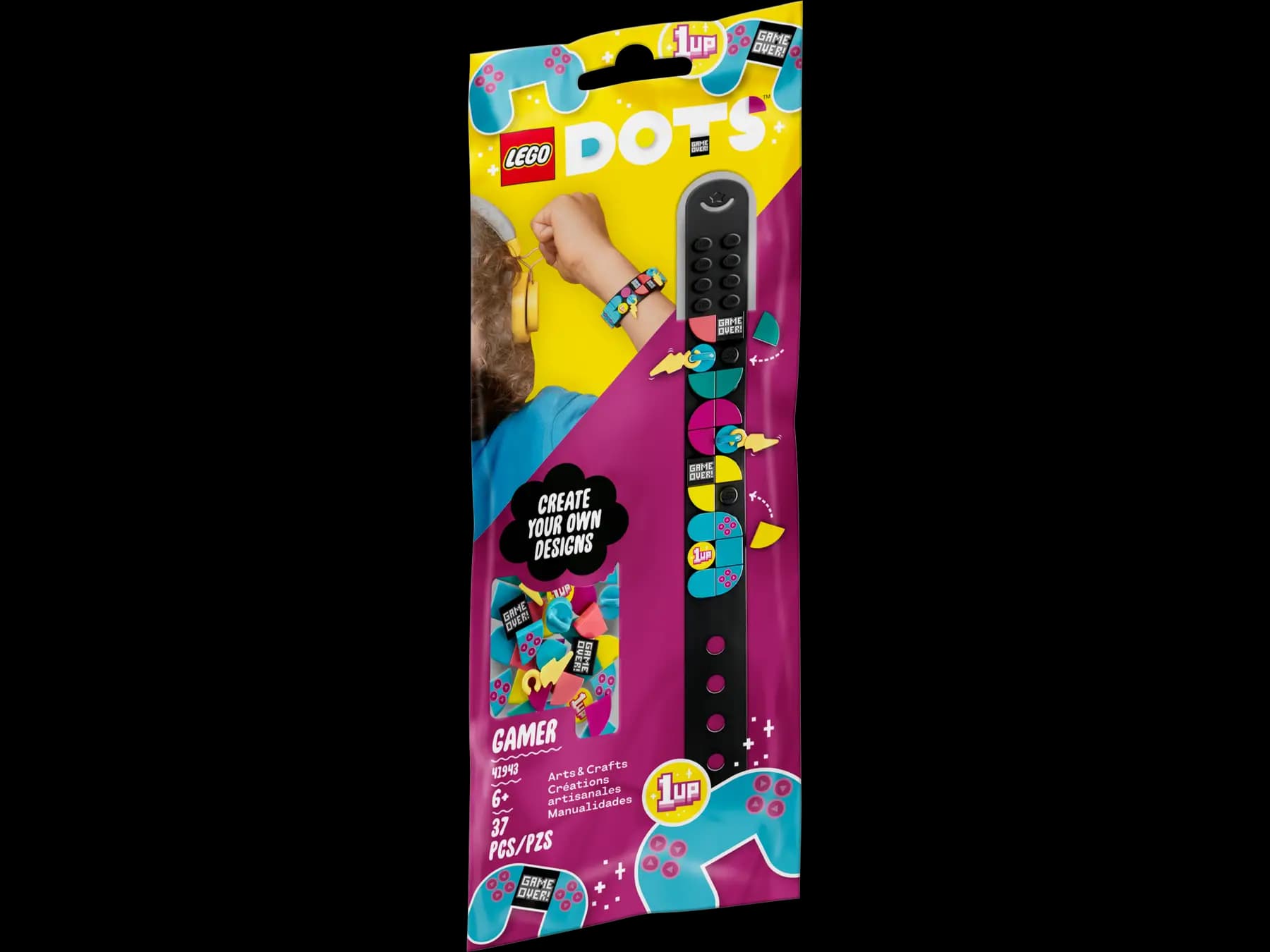LEGO DOTS Gamer Bracelet with Charms view 8