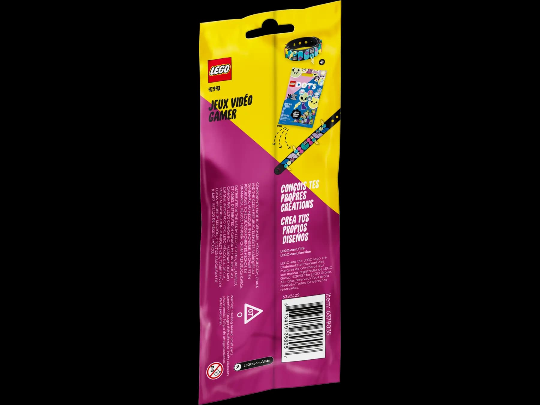 LEGO DOTS Gamer Bracelet with Charms view 2
