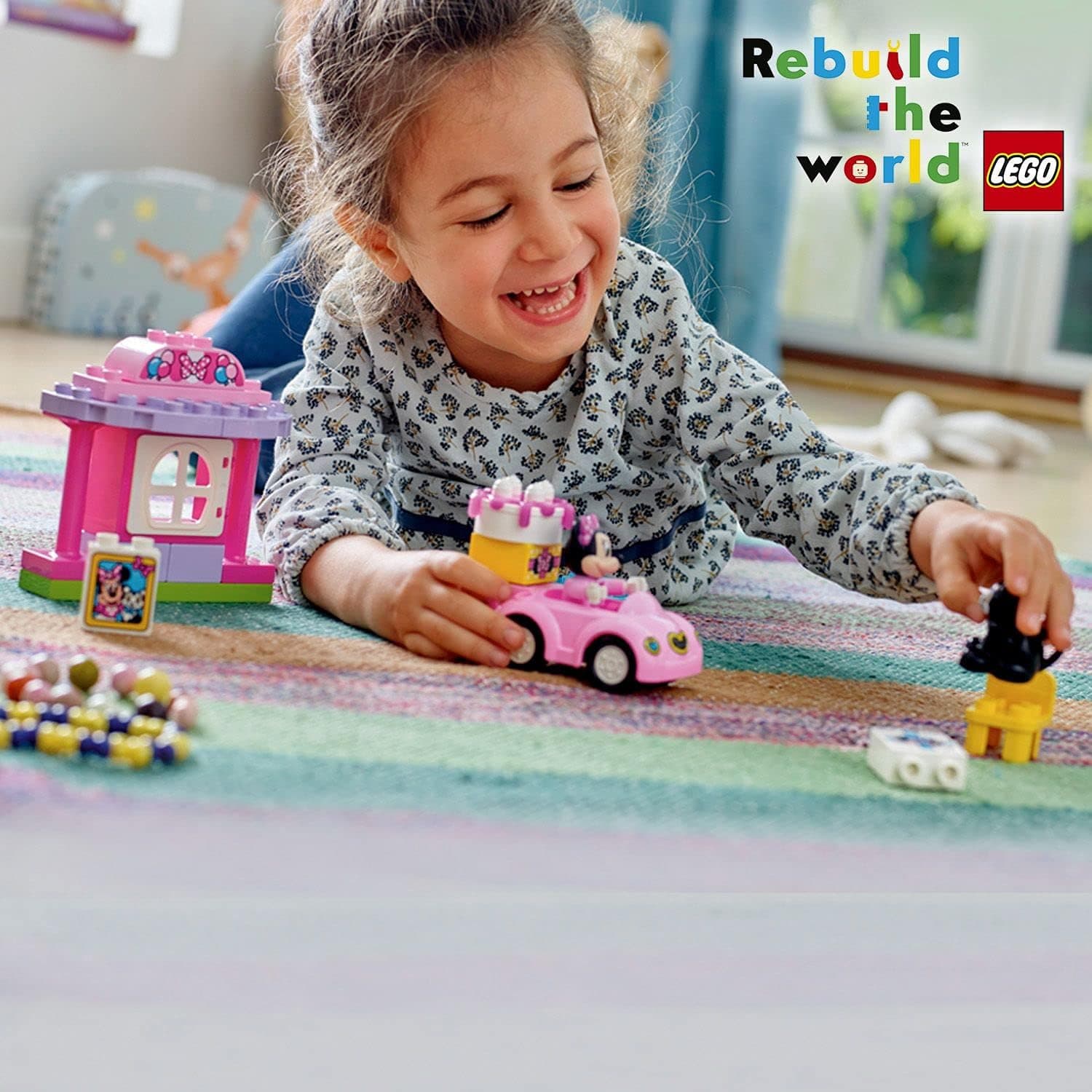 LEGO DUPLO My First Minnie Build Building Blocks for Kids (10 Pcs) 10897,Multicolor view 5