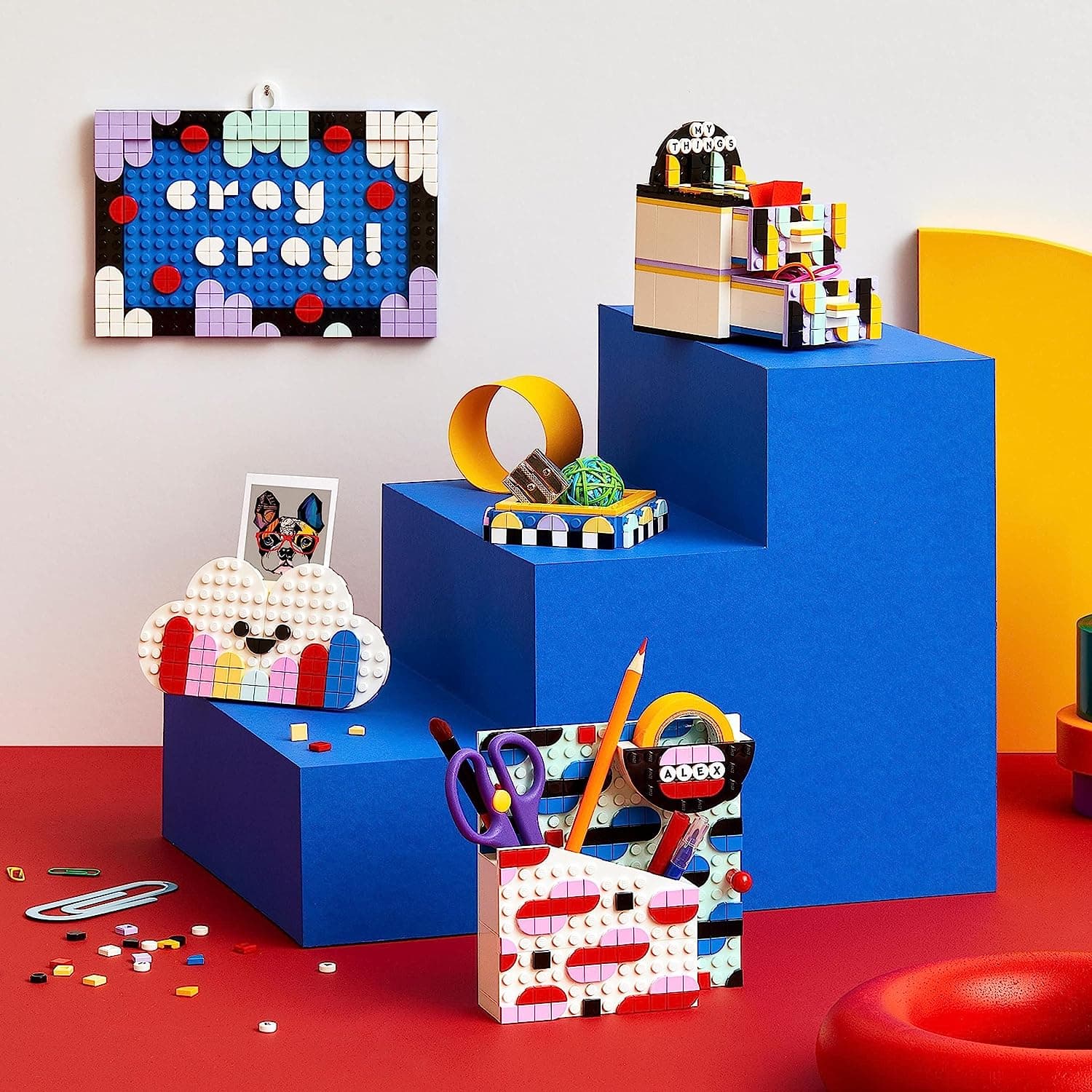 LEGO DOTS Creative Designer Box 41938 DIY Craft Decoration Kit (849 Pcs),Multicolor view 9