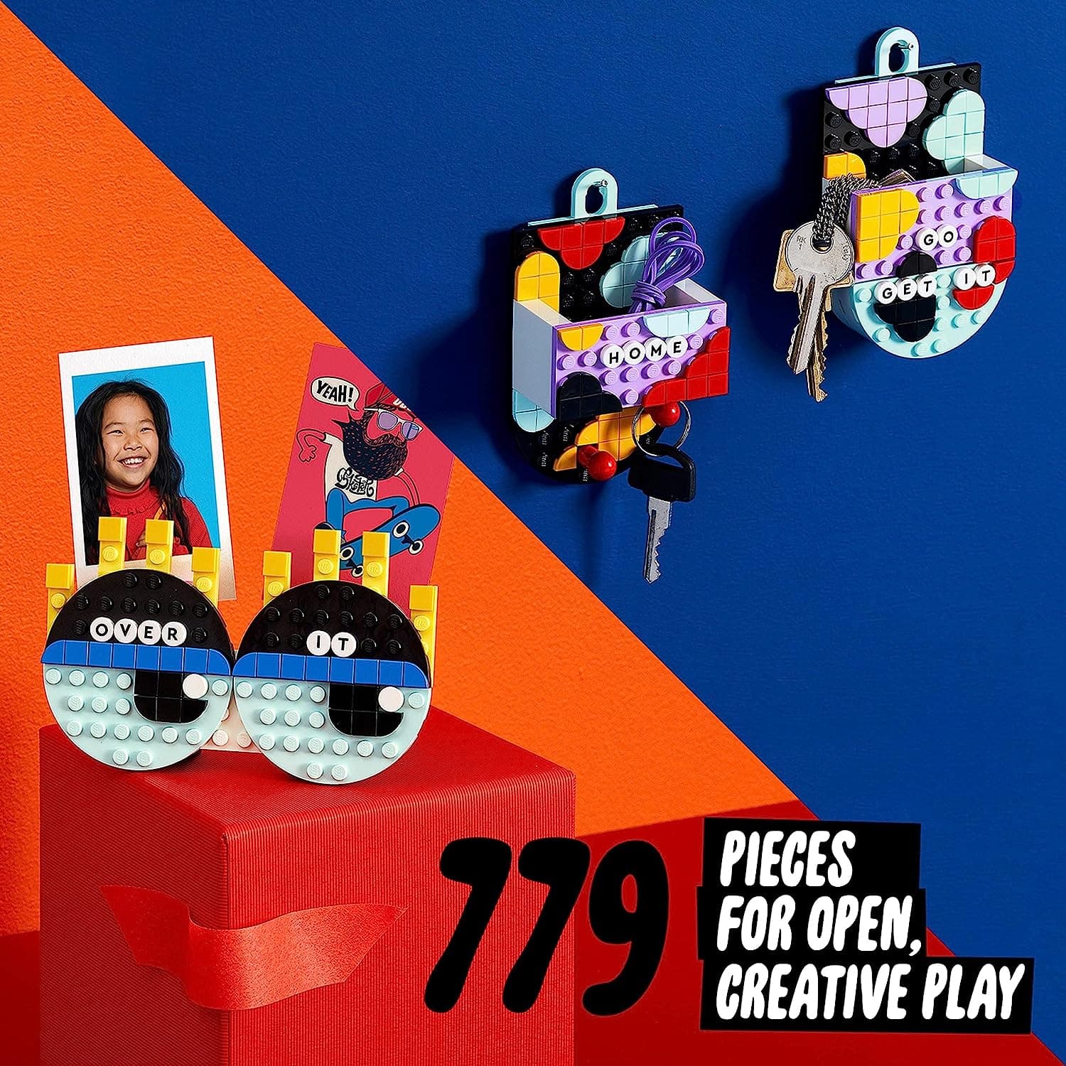 LEGO DOTS Creative Designer Box 41938 DIY Craft Decoration Kit (849 Pcs),Multicolor view 6