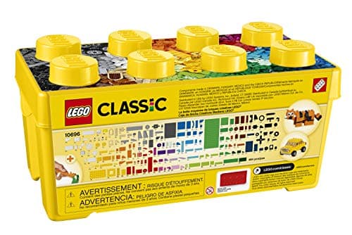 LEGO 10696 Classic Medium Creative Brick Box, Easy Toy Storage, LEGO Masters Fan Gift(Multicolor,Pack of 484 Pieces) view 4