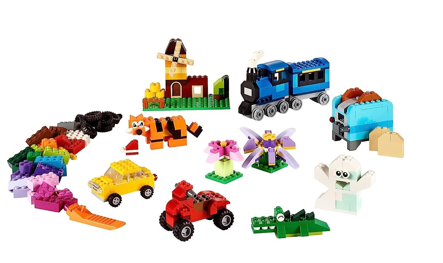 LEGO 10696 Classic Medium Creative Brick Box, Easy Toy Storage, LEGO Masters Fan Gift(Multicolor,Pack of 484 Pieces)