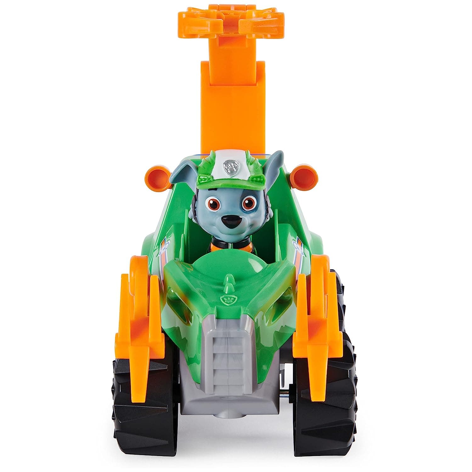 Paw Patrol Dino Rescue Rockys Deluxe Rev Up Vehicle with Mystery Dinosaur Figure view 3