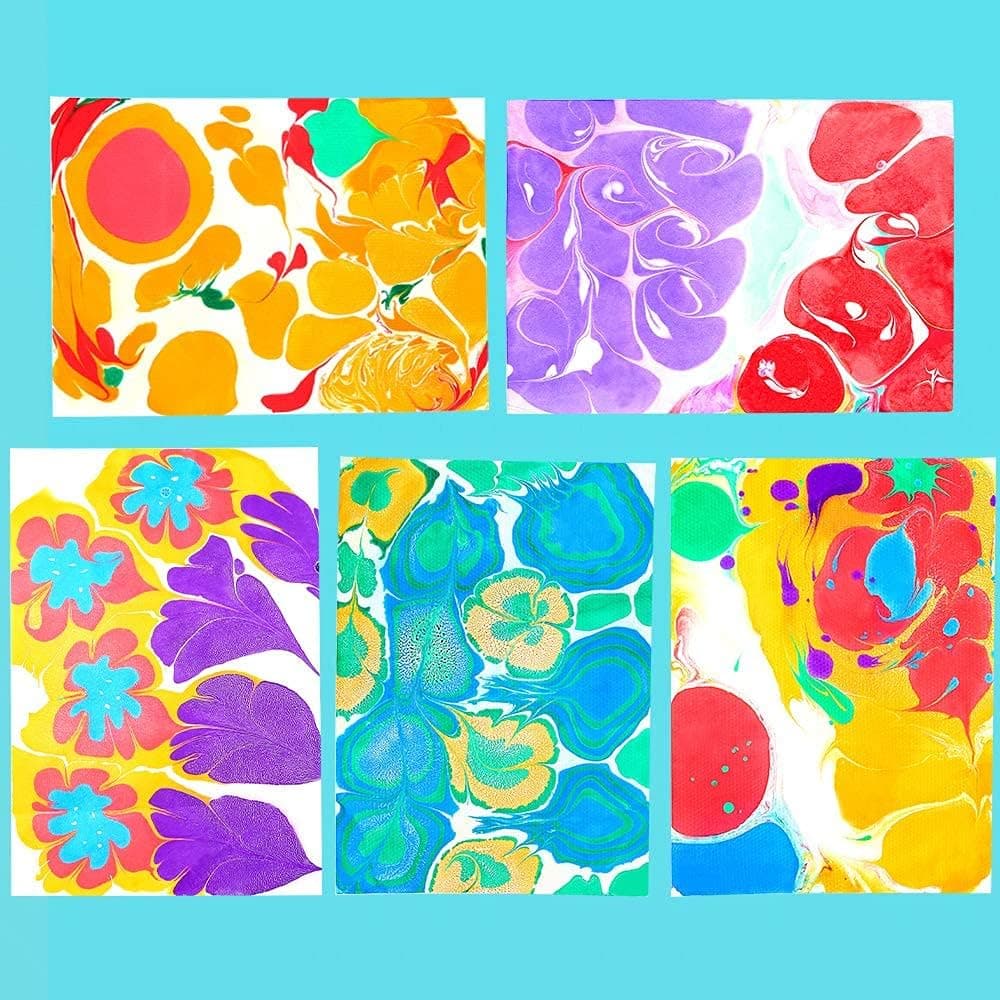 JARMELO Non-Toxic Creative Marbling Art Painting on Water Kit view 4