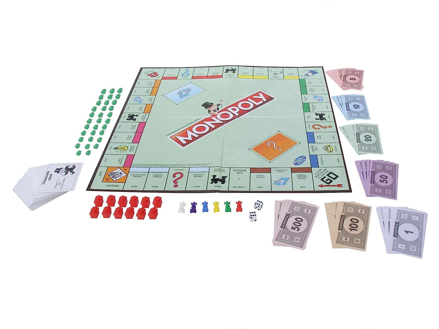 MONOPOLY Board Game (Multicolor) for Families and Kids Ages 8 and Up, Classic fantasy Gameplay