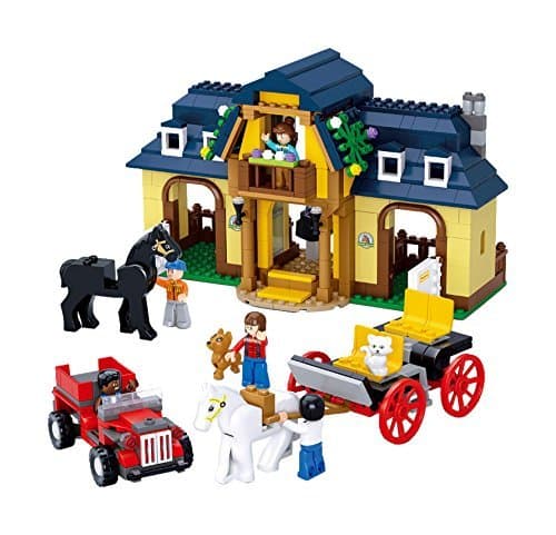 Sluban Horse Farm Building Block Toy, Educational Toy Town Theme M38-B0560, Multicolor view 2