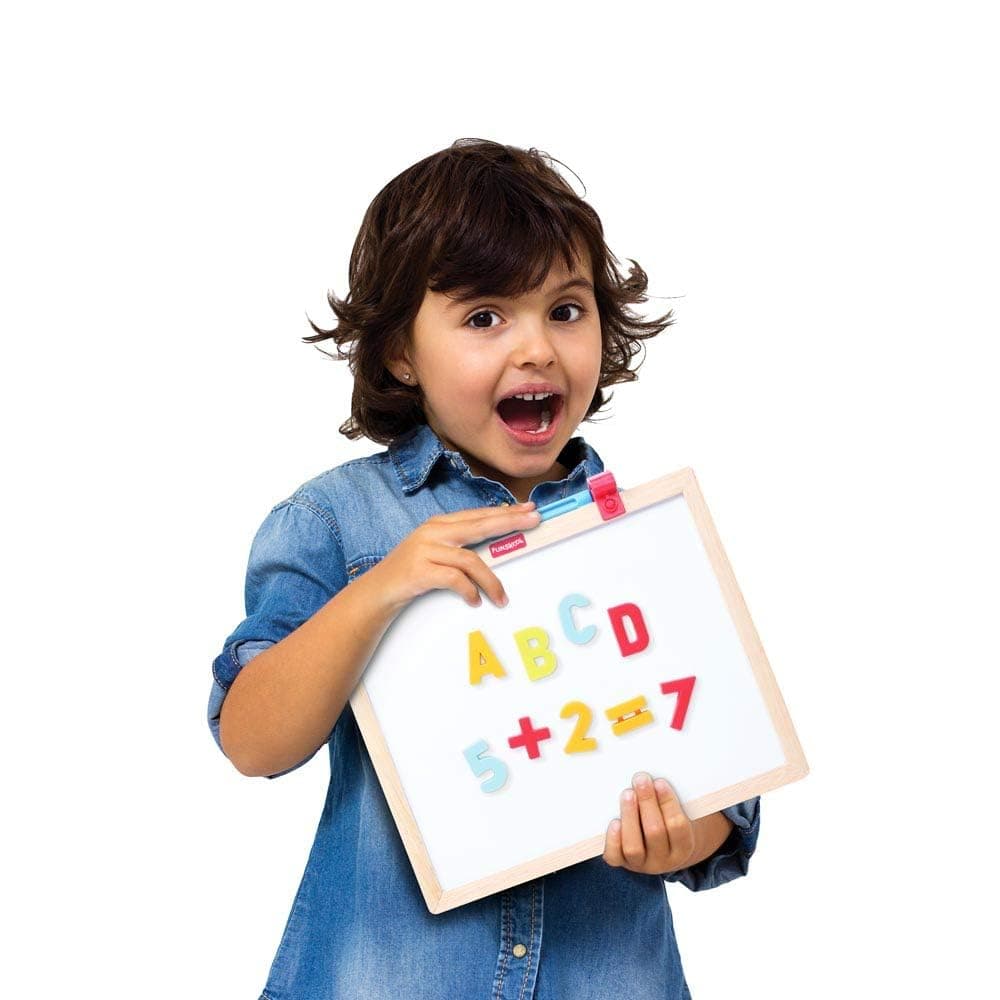 Funskool Giggles Learn N Write Deluxe, Slate for Kids, Magnetic Slate, Chalkboard, Magnetic Letters and Numbers, Preschool Toys, 3 Years & Above view 4