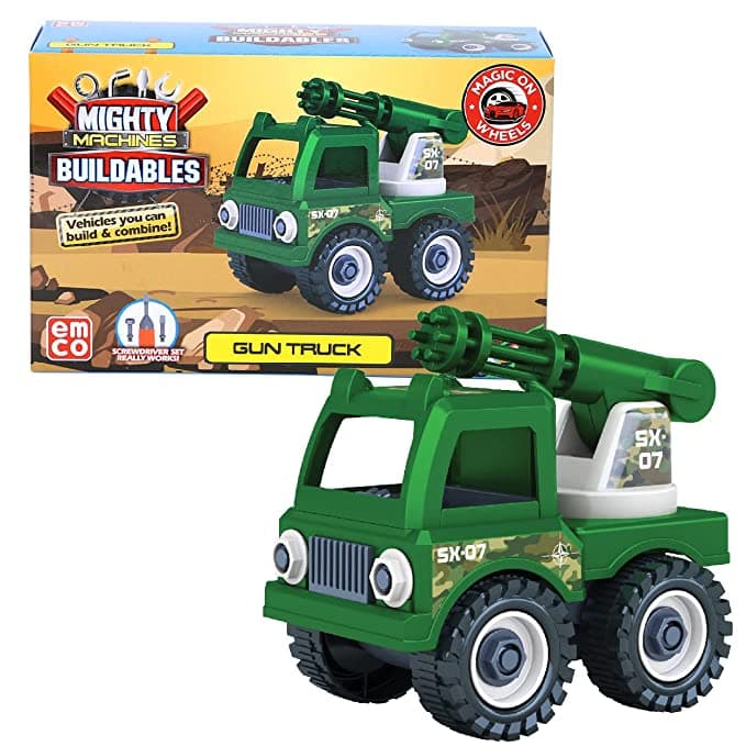 Mighty Machines Gun Truck Construction Vechile for kids 3Y+, Multicolour view 5