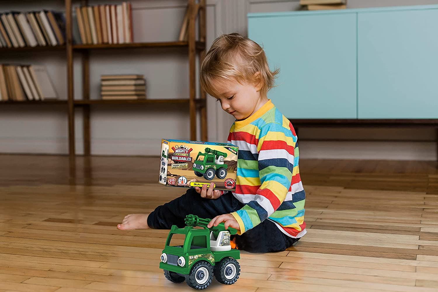 Mighty Machines Gun Truck Construction Vechile for kids 3Y+, Multicolour view 7