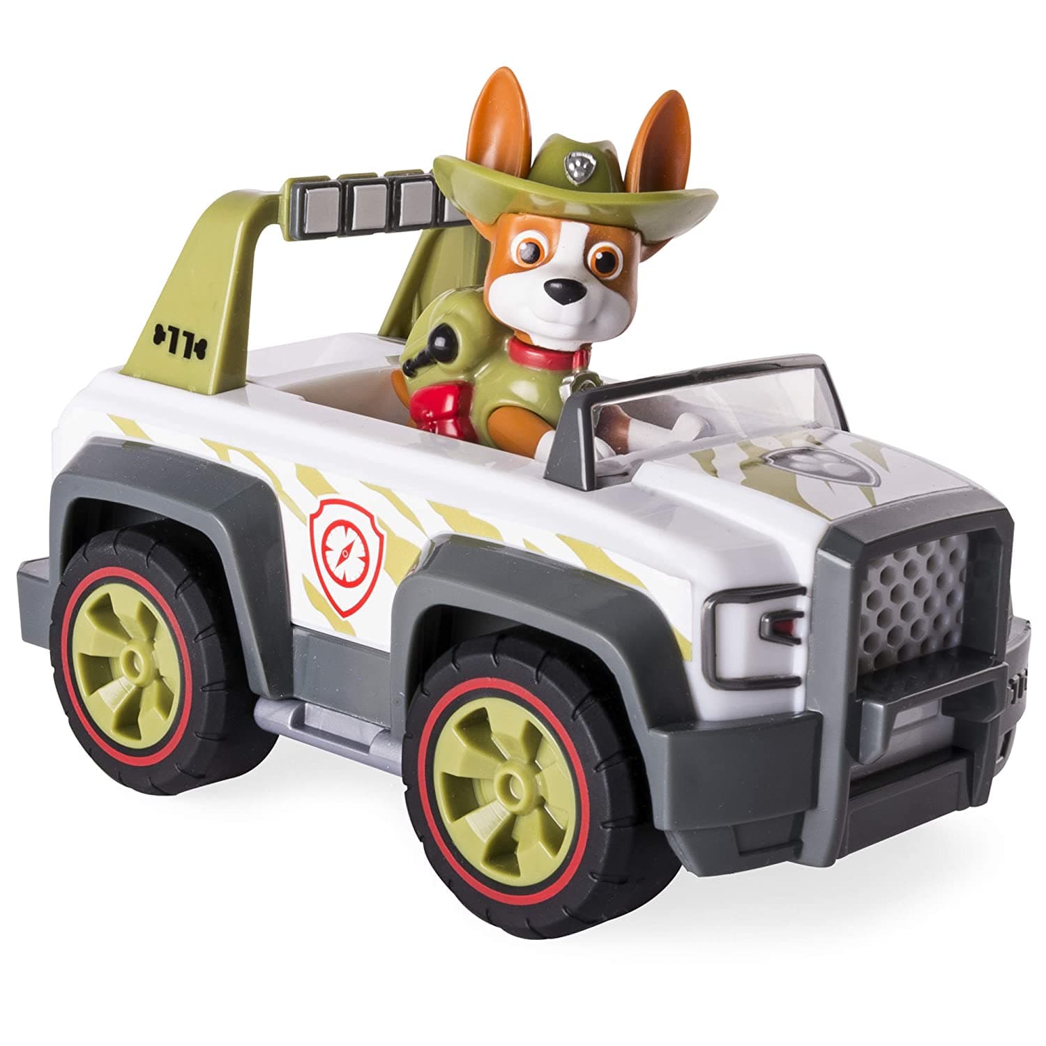 Paw Patrol, Tracker Jungle Cruiser Vehicle with Collectible Figure view 2