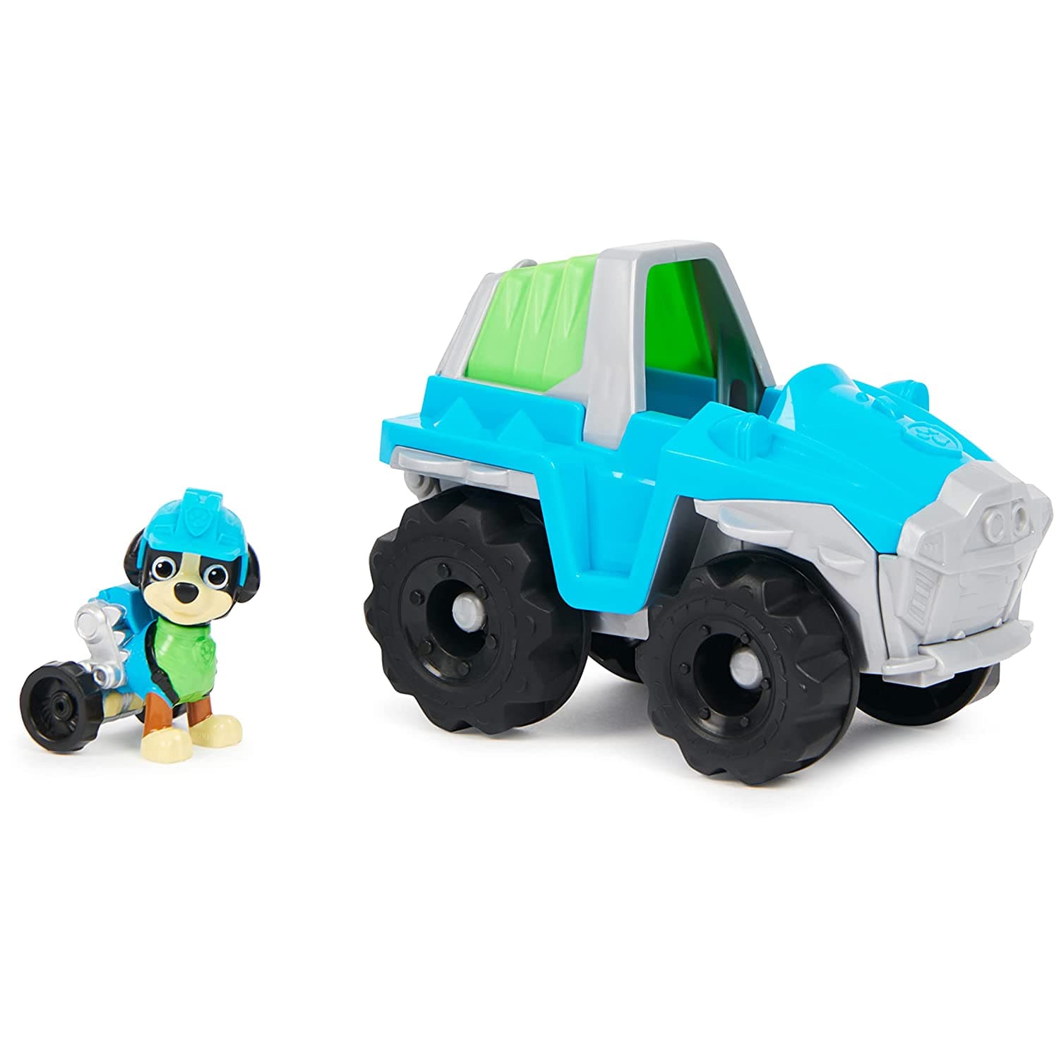 Paw Patrol Rex Basic Vehicle with Collectible Figure|Roleplay Toy|Best Gift for Kids|Made in India|Pretend Play Toy|for Kids Aged 3 and Up,Multicolor