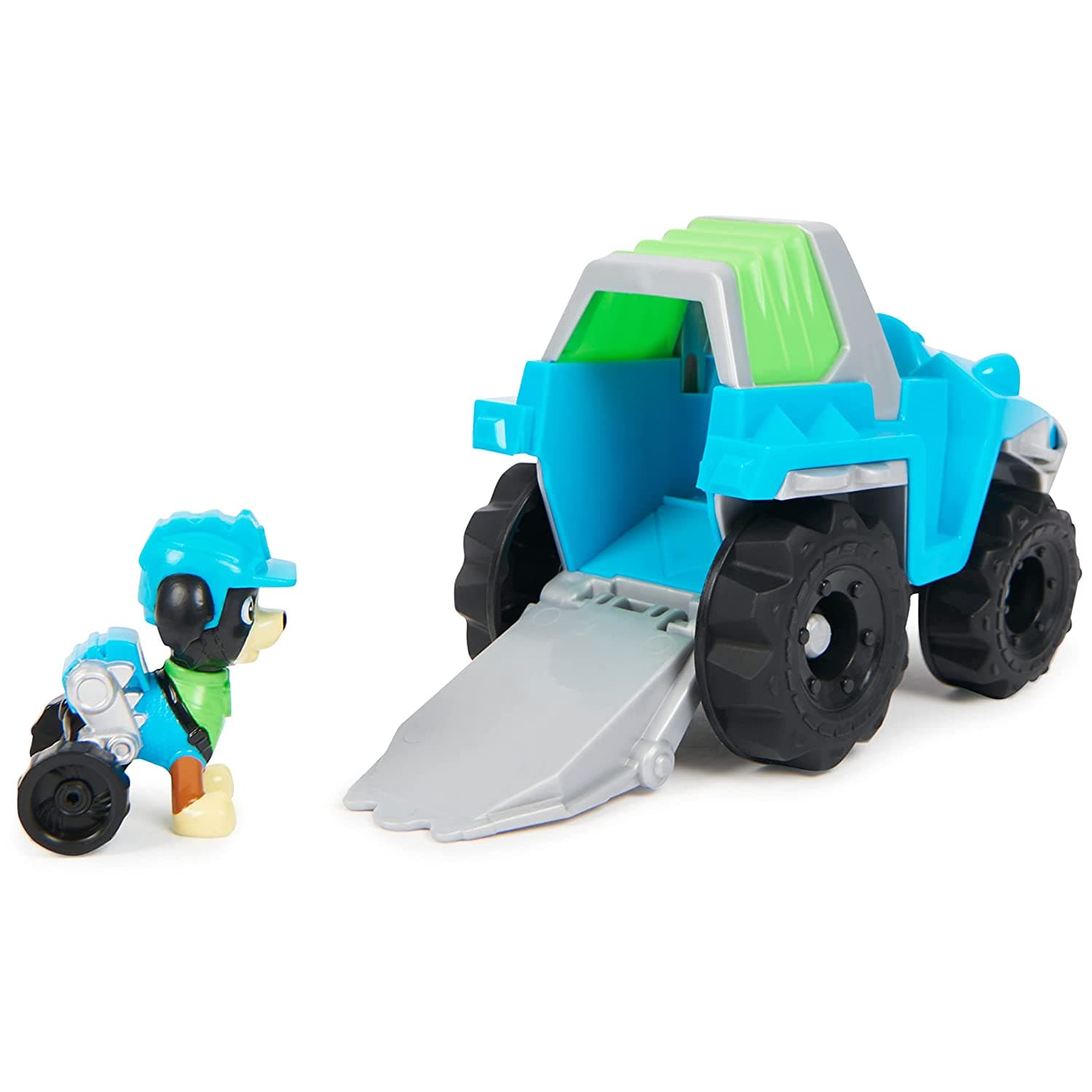 Paw Patrol Rex Basic Vehicle with Collectible Figure|Roleplay Toy|Best Gift for Kids|Made in India|Pretend Play Toy|for Kids Aged 3 and Up,Multicolor view 3