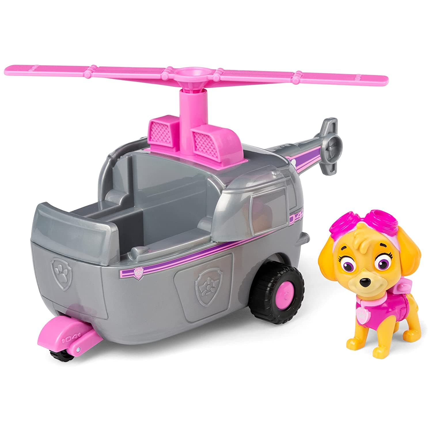 Paw Patrol, Skye Helicopter Vehicle with Collectible Figure view 3