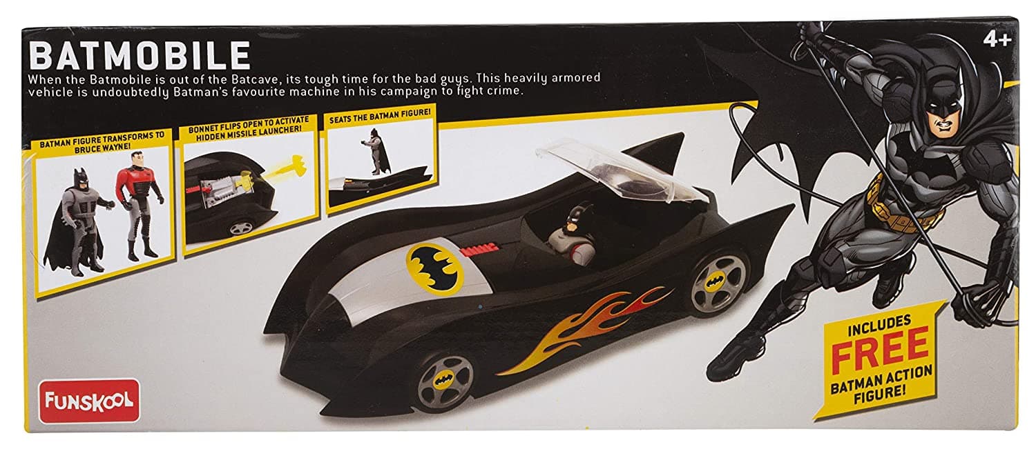 Funskool-Batmobile,Classic,4 inches,collectible view 8