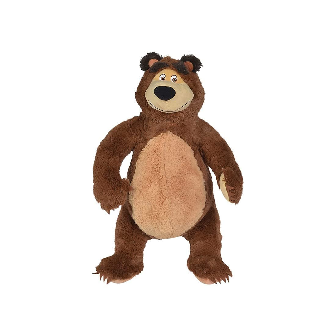 Masha and the Bear Simba Plush Soft Teddy Bear for Kids (30cm, Brown)