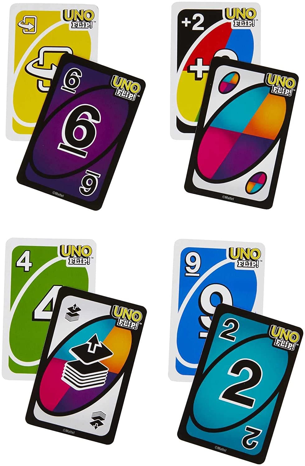 UNO Kid Mattel Games Uno Flip Side Card Game, Multi Color view 3