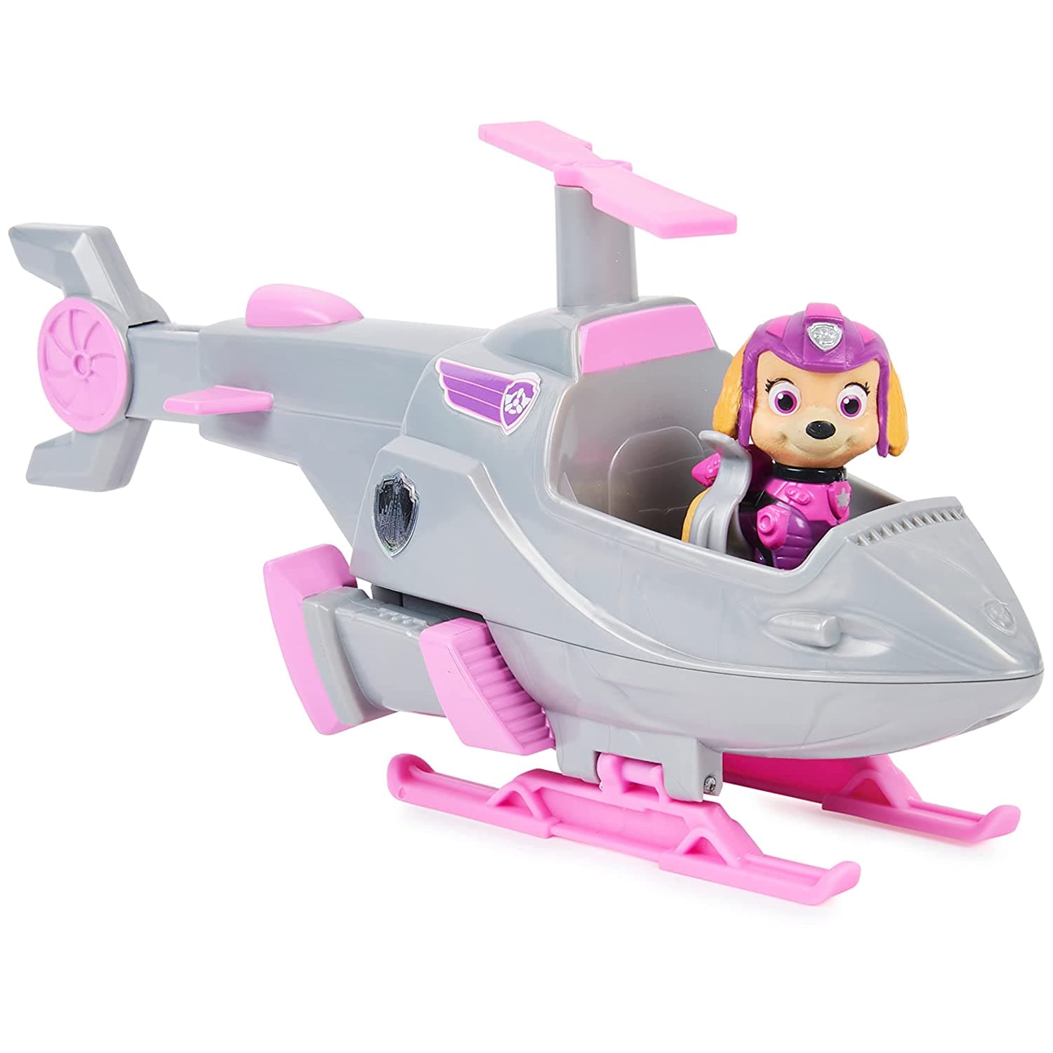 Paw Patrol Transforming Toy Car with Collectible Action Figure Skyes Deluxe view 2