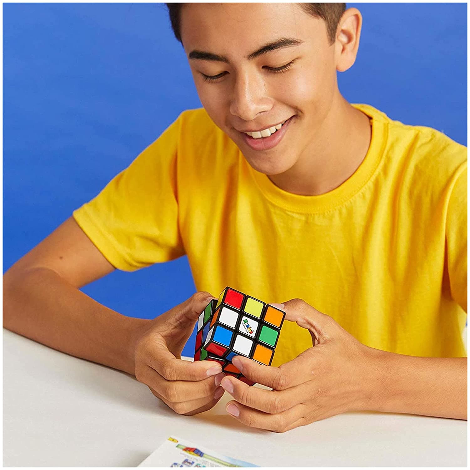 Rubik's Funskool Rubiks Cube, The Original 3X3 Colour-Matching Puzzle, Classic Problem-Solving Cube,1 Pc,for Kid view 3