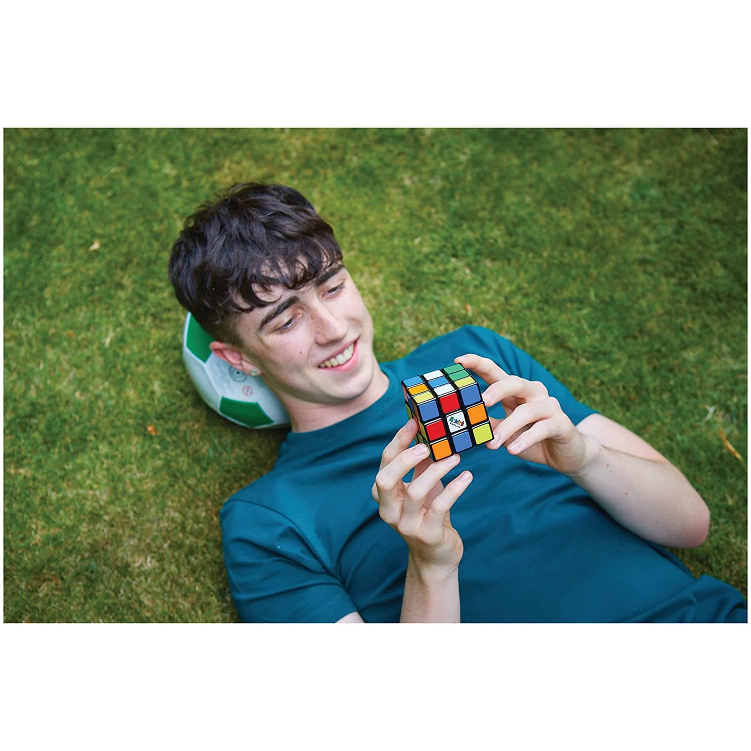 Rubik's Funskool Rubiks Cube, The Original 3X3 Colour-Matching Puzzle, Classic Problem-Solving Cube,1 Pc,for Kid view 5