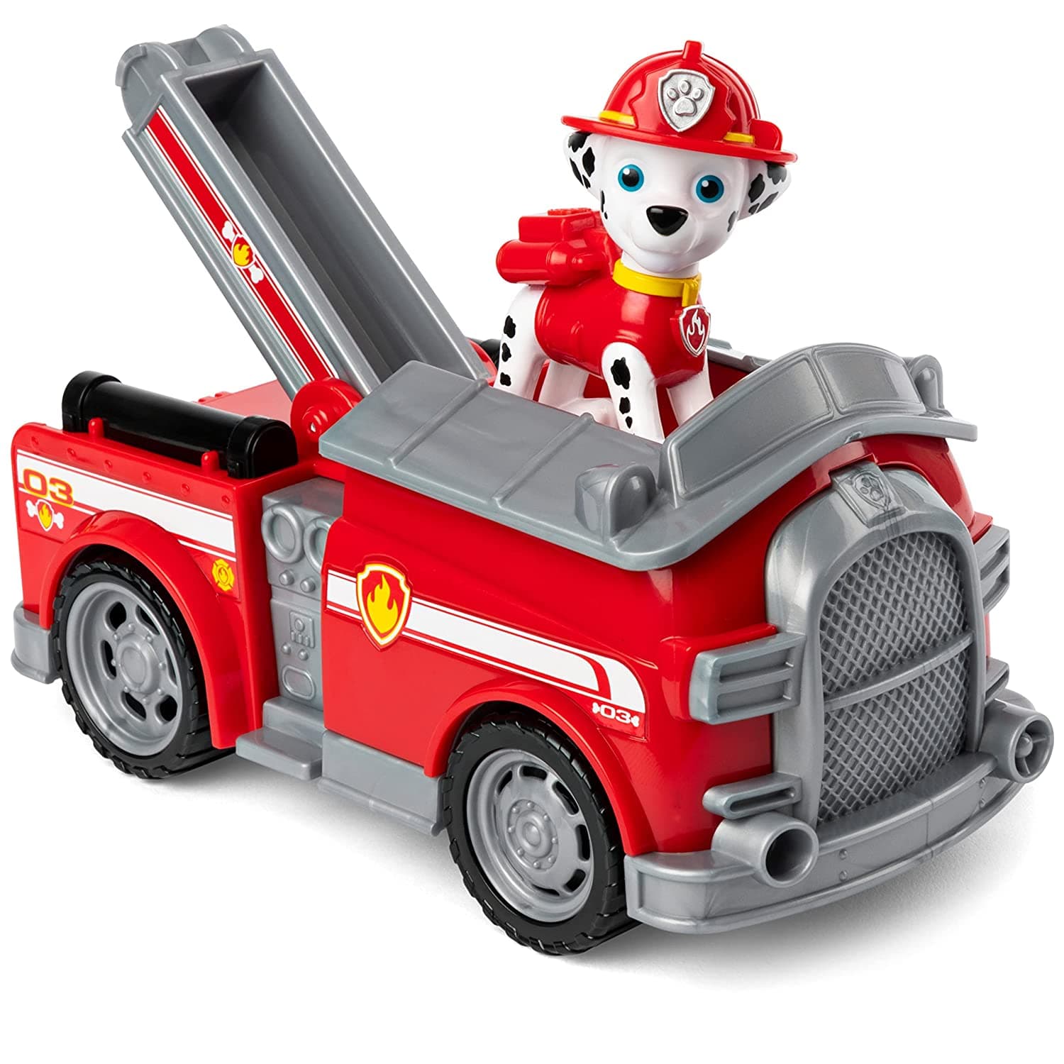 Paw Patrol, Marshall Fire Engine Vehicle with Collectible Figure view 3