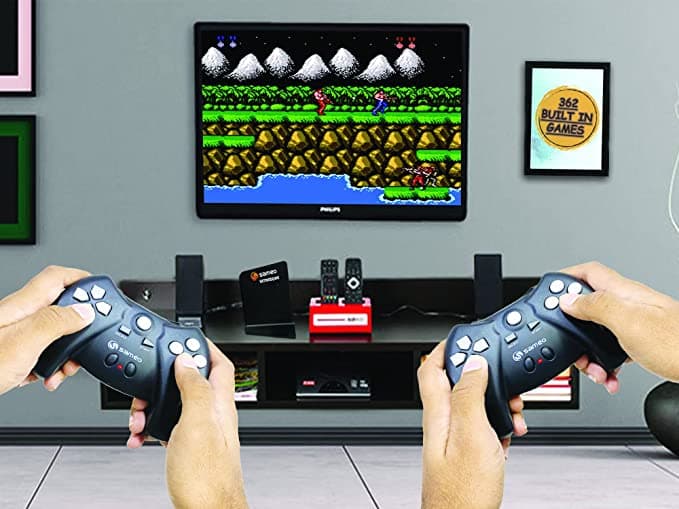Sameo ULTRAZONE Wireless 8 Bit Game Console for TV with 2 Joystick (Black) view 2
