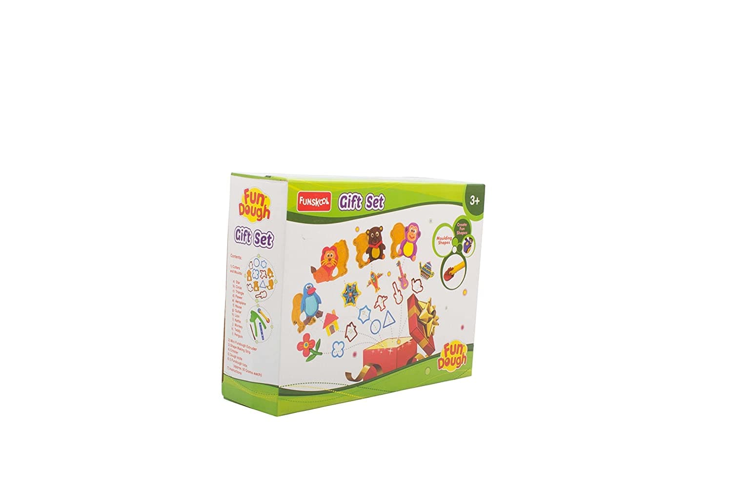 Funskool-Fundough Playset Gift Sets, multicolour, best gift set for girls and boys, dough, toy, shaping, sculpting, 3 years view 2