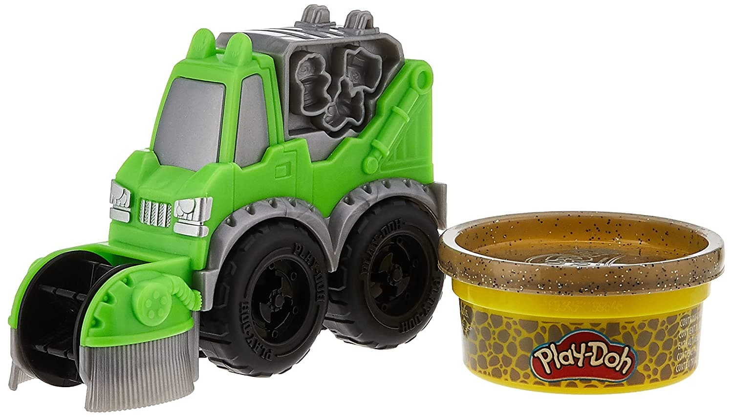 Play-Doh Wheels Mini Street Sweeper Toy with Play-Doh Buildin' Compound view 3