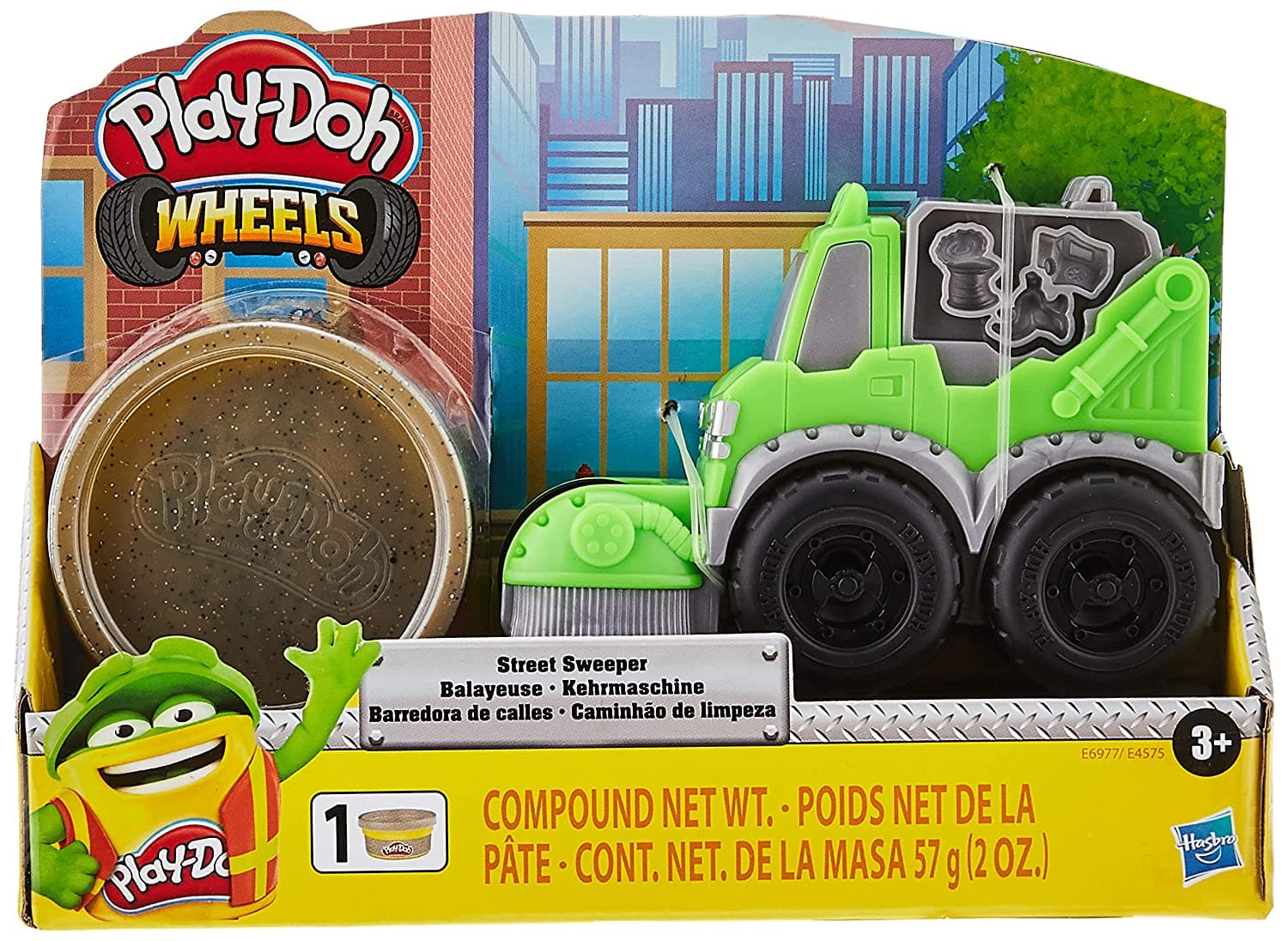 Play-Doh Wheels Mini Street Sweeper Toy with Play-Doh Buildin' Compound view 4