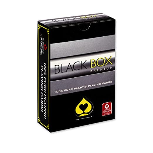 Black Box Premium Plastic Playing Cards with Case, Waterproof, Bridge Size for Kid - Multicolor, Pack of 1 view 2