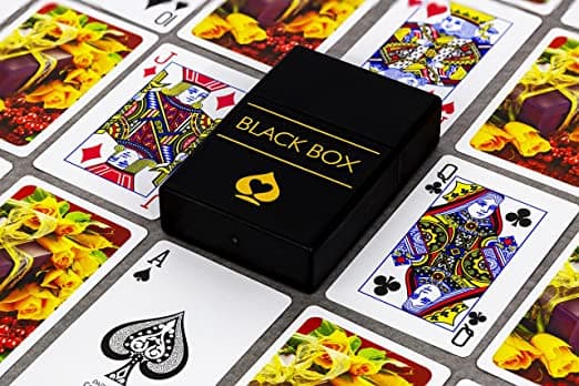 Black Box Premium Plastic Playing Cards with Case, Waterproof, Bridge Size for Kid - Multicolor, Pack of 1 view 3