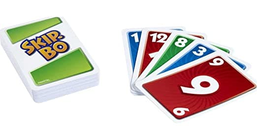 Mattel Skip-Bo Card Game for Kids,162 pieces