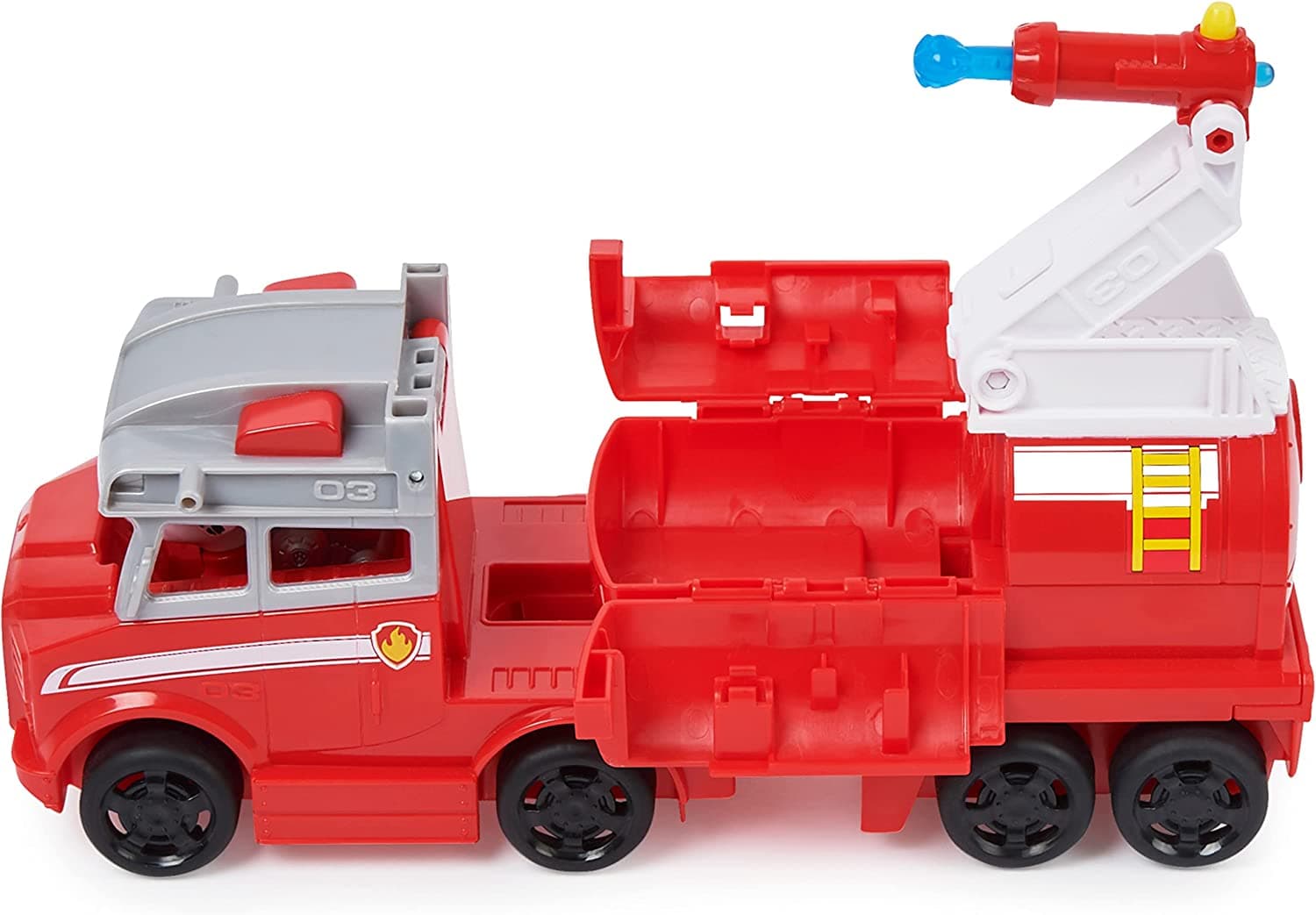 Paw Patrol Big Truck Pup’s Marshall Transforming Toy Truck with Collectable Action Figure view 4