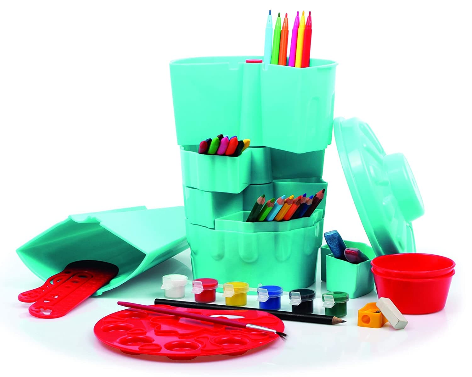 Handicrafts Art Studio Bin Art Supply Organizer Holds All Your Art Supplies Together Desk Organizer