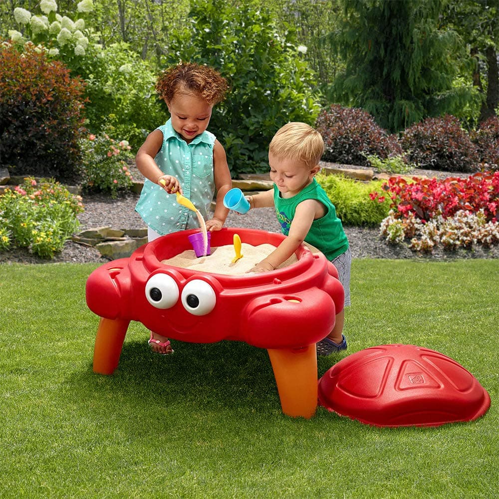 Step2 Crabbie Sand Table for Toddlers - Durable Outdoor Kids Activity Game view 5