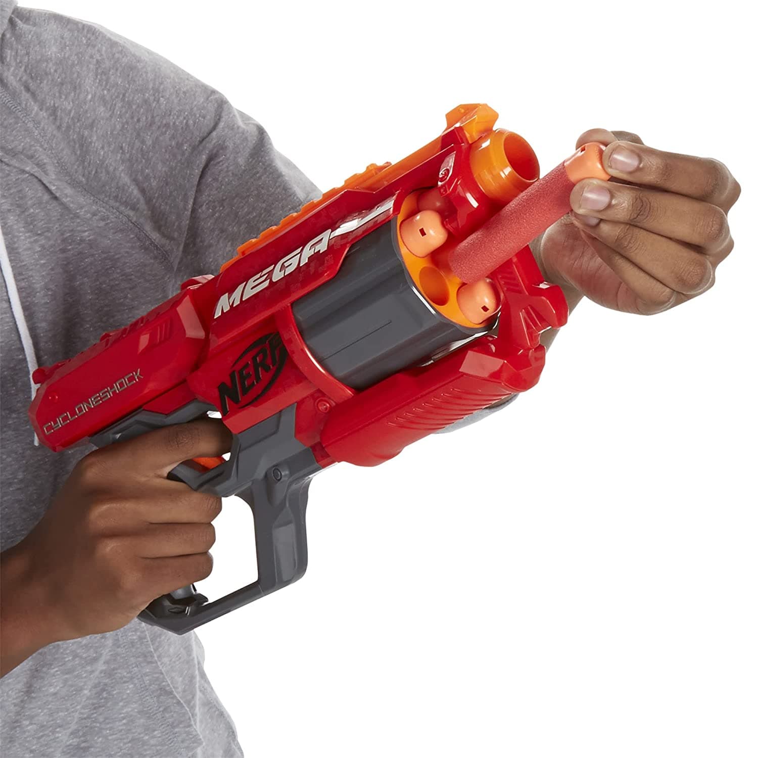 NERF N-Strike Plastic Mega CycloneShock, Includes Blaster and 6 Darts view 3