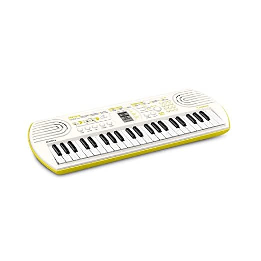 Casiotone Mini Keyboard SA-80 with Piano tones, White (44 Keys) view 3