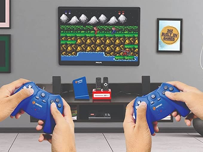 Sameo ULTRAZONE Wireless 8 Bit Game Console for TV (Blue)