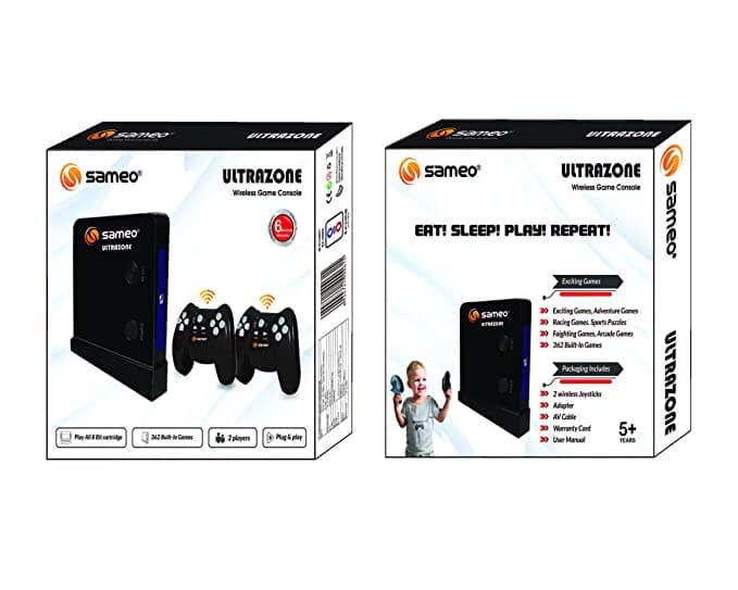 Sameo ULTRAZONE Wireless 8 Bit Game Console for TV (Blue) view 2