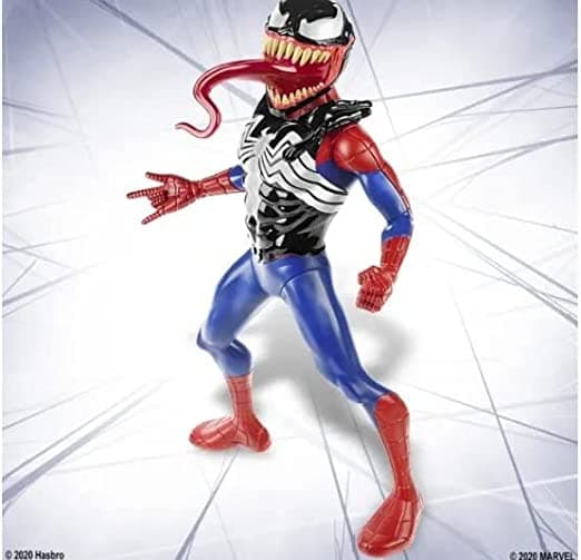 Marvel Spider-Man Maximum Venom, Spider-Man Venom Gear, 12-Inch Figure