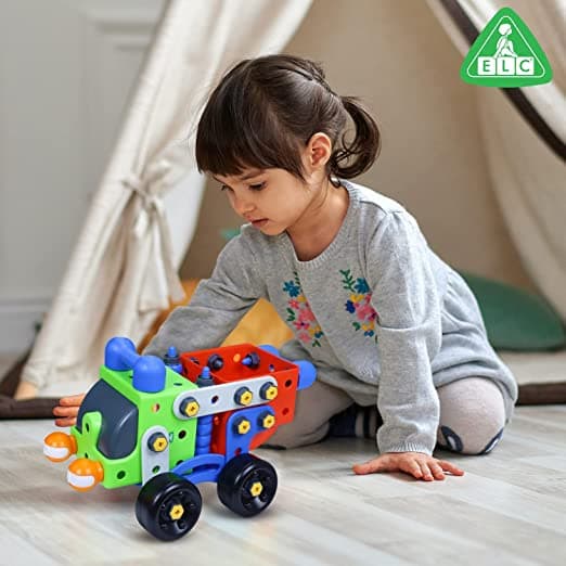 Early Learning Centre Build It Deluxe Set Gears Building Set, Inspires Imagination, Develops Motor Skills, Ideal for Toddlers & Kids, Multi view 4