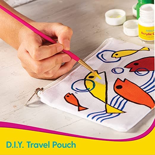Magic4 Art Hawaiian Beach Party - Art and Craft kit, DIY Kit and Learn Fabric Arts and Painting for Girls 5 Years and Above, Multicolor