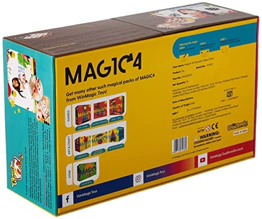 Magic4 Art Hawaiian Beach Party - Art and Craft kit, DIY Kit and Learn Fabric Arts and Painting for Girls 5 Years and Above, Multicolor view 4