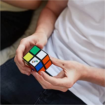 Funskool Rubik Mini 2x2, 2x2 Classic Colour-Matching Puzzle, Pocket Size Brain-Teasing Puzzle Toy view 4