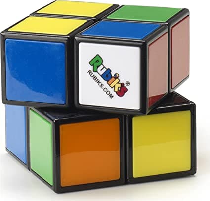 Funskool Rubik Mini 2x2, 2x2 Classic Colour-Matching Puzzle, Pocket Size Brain-Teasing Puzzle Toy view 3